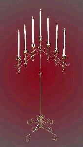 Rental store for CANDELABRA, 7 LITE NICKEL in Mycity ZZ