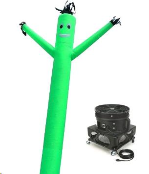 Rental store for AIR DANCER TUBE MAN - GREEN w  FAN in Mycity ZZ